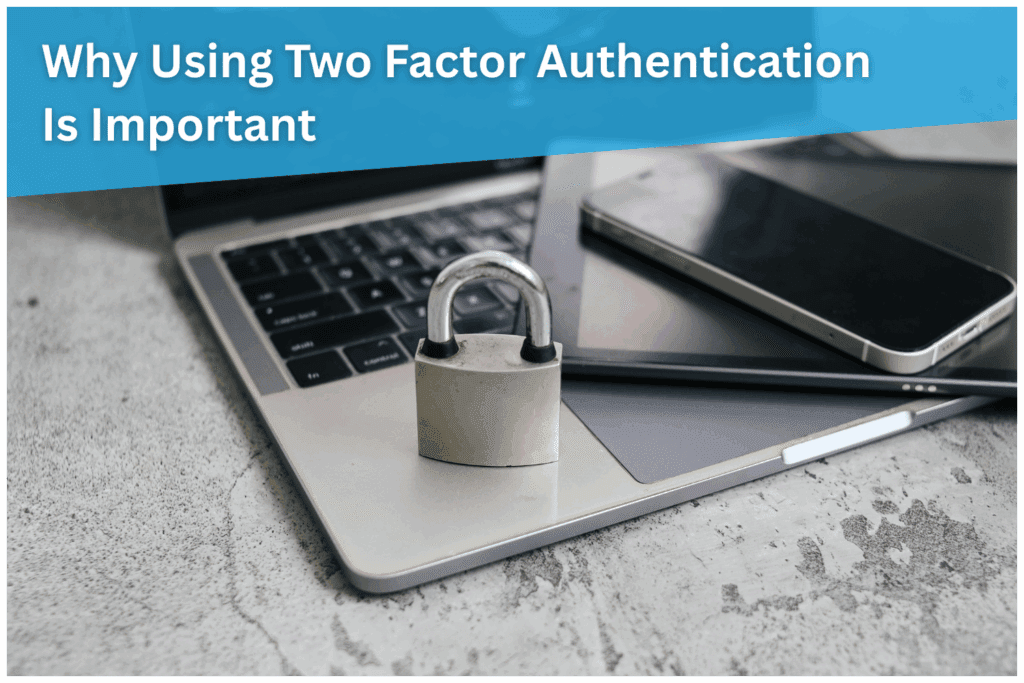 Lock on an open laptop keyboard