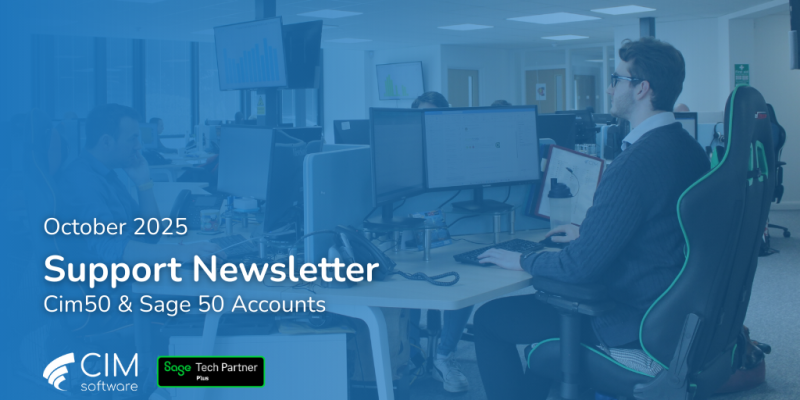 CIM Software Support Newsletter October