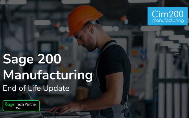 Sage 200 Manufacturing End of Life Update 1