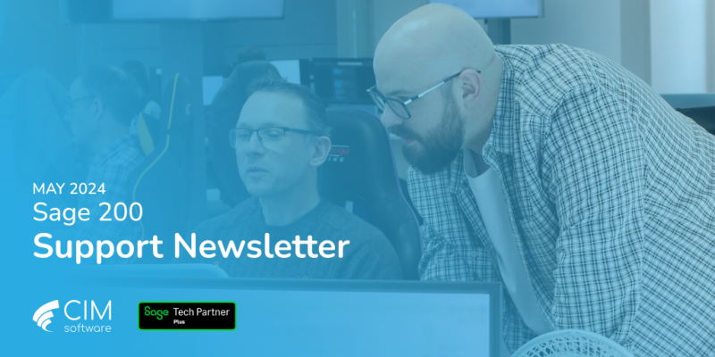 Sage 200 Support Newsletter - May 24